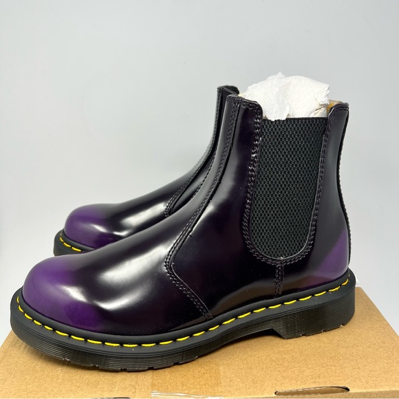 Dr.Martens 2976 Vegan Black/Rich Purple 
Size 8 - Picture 3 of 9